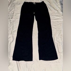 Roxy Black Flared Pants elastic waistband